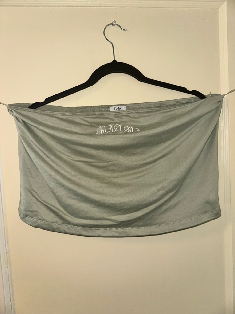 Rue21 Sage Green “Miami” tube top